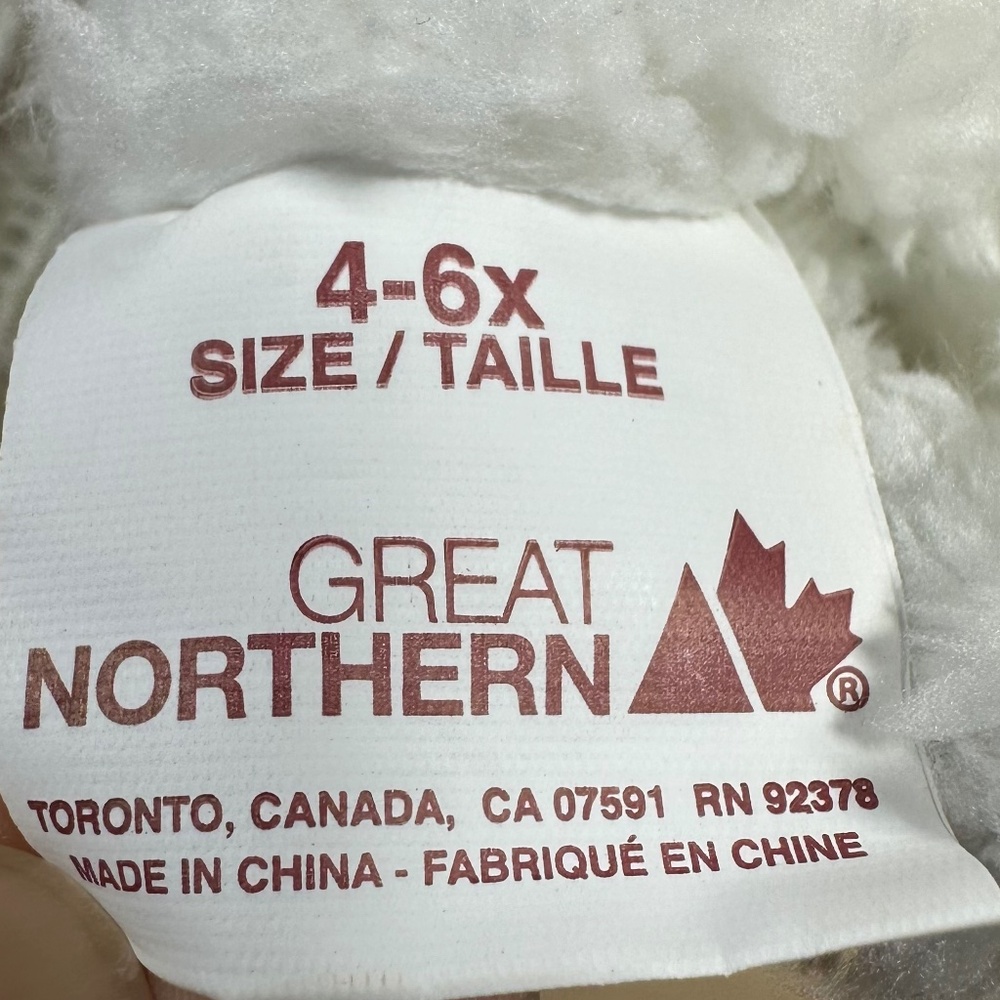 NWOT Great Northern Cabin Mitts - Kids Size 4-6 - Picture 5 of 6
